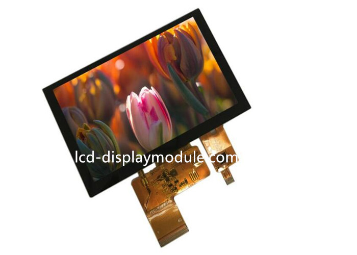40 Pin 800 x 480のCapactiveの接触LCDモジュール、12時の方向5.0 TFT LCDモジュール